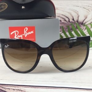 Ray Ban Light Havana Cat Eye Sunglasses